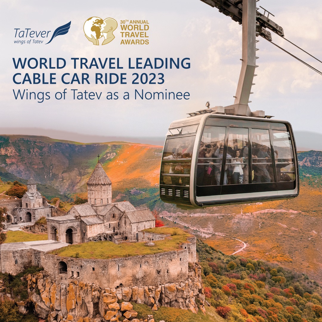 The Wings of Tatev cable car has been nominated for World Travel Awards 2023